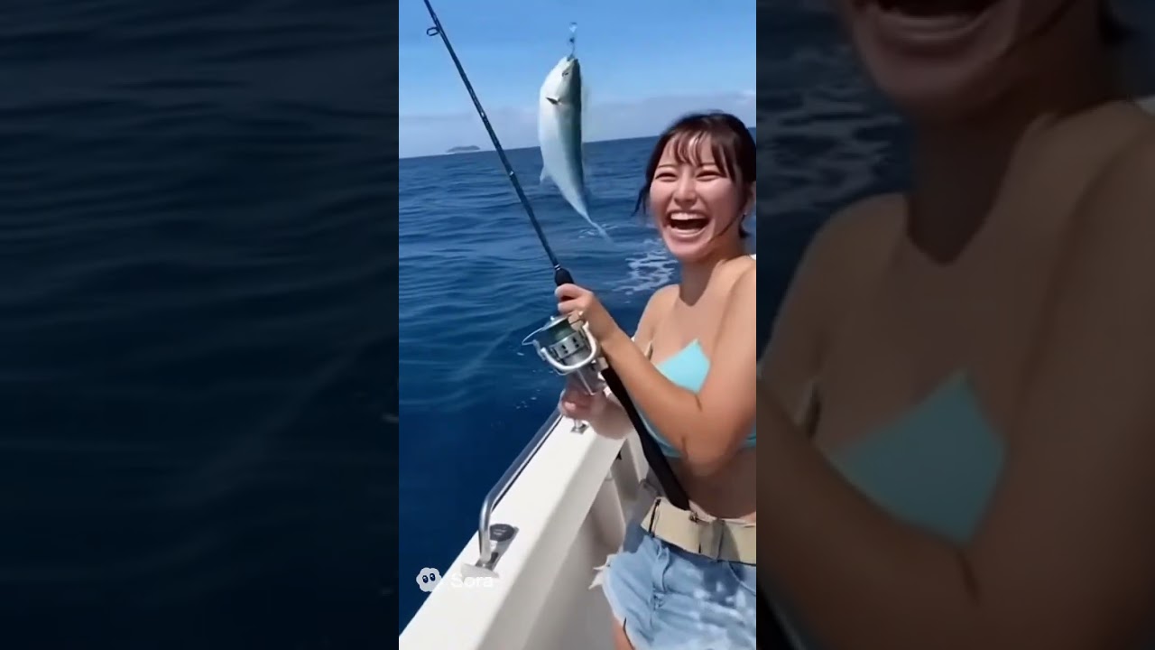【釣りガール】目指せ大物！